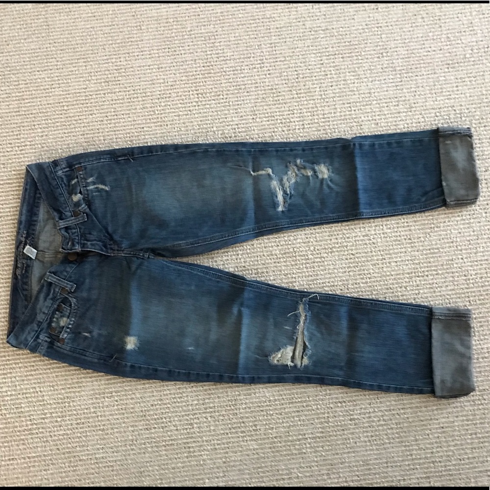 Abercrombie & Fitch 00S cropped jeans